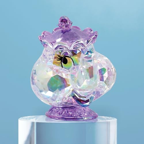 Enesco FACETS Disney Beauty and The Beast Mrs Potts Figurine 284 Inch Purple - Image 3