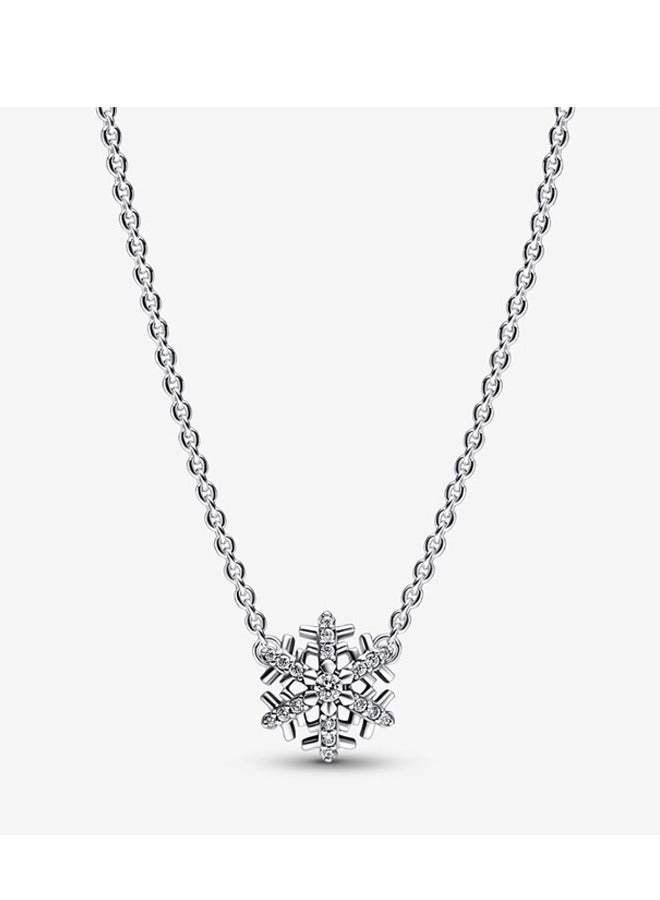 Women's necklace adjustable snowflake necklace clavicle chain