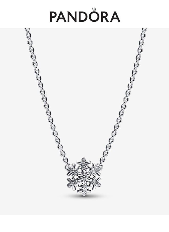 Pandora Violet Pandora women's necklace adjustable snowflake necklace clavicle chain  - Image 1