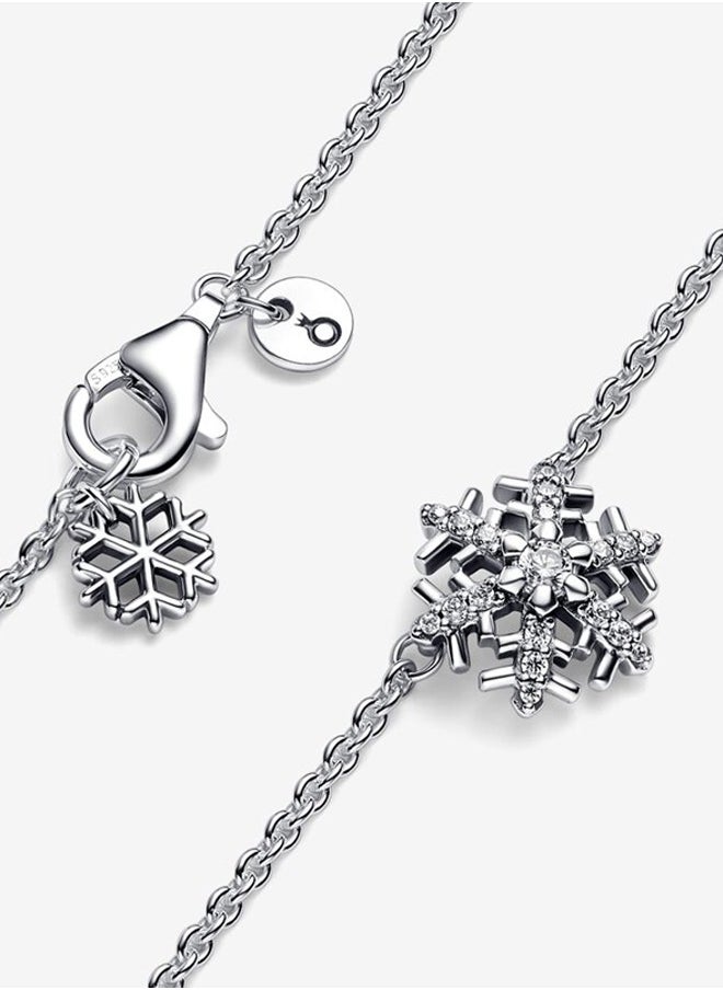 Pandora Violet Pandora women's necklace adjustable snowflake necklace clavicle chain  - Image 4