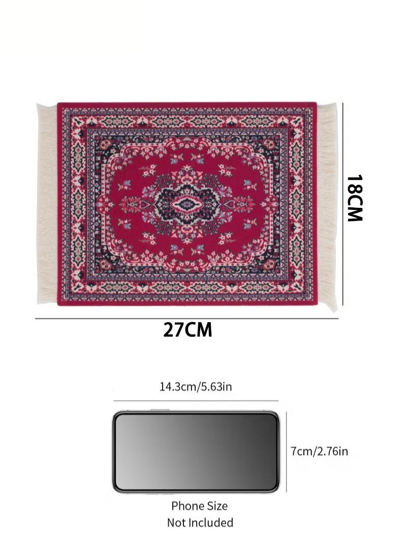 1pcs Coffee Mat Coffee Cup Mat Coffee Mug Mat Table Mat Mouse Pad Paitianle Mouse Pads for Wireless Mouse Oriental Carpet Mouse Mat Computer Mousepad for Table Decor - Image 5