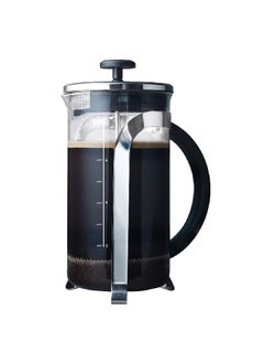 aerolatte 8-Cup Dishwasher Safe French Press Coffee Maker Clear and Silver 34 oz 068  - Image 1