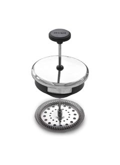 aerolatte 8-Cup Dishwasher Safe French Press Coffee Maker Clear and Silver 34 oz 068  - Image 3