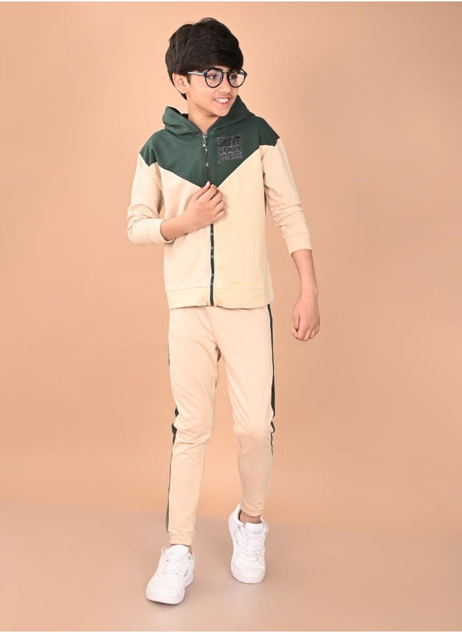 LILPICKS - Solid Sweatshirt with Jogger Set - Image 1