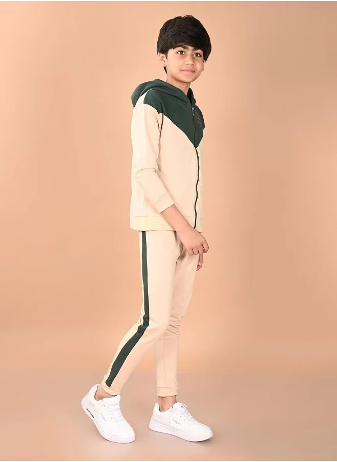 ليل بيكس Solid Sweatshirt with Jogger Set
