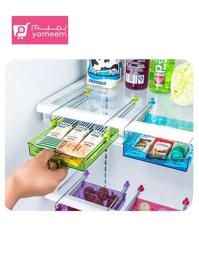 ياميم درج تخزين طبقة التقسيم قابل للتعديل لثلاجة الثلاجة - Image 2