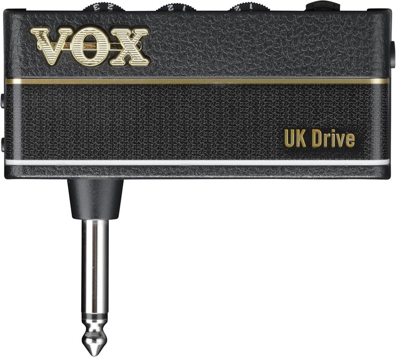 VOX amPlug 3 UK Drive مضخم صوت سماعات الجيتار مع 2 قنوات، تأثيرات ستيريو، إيقاعات مدمجة، ومدخل AUX - Image 1
