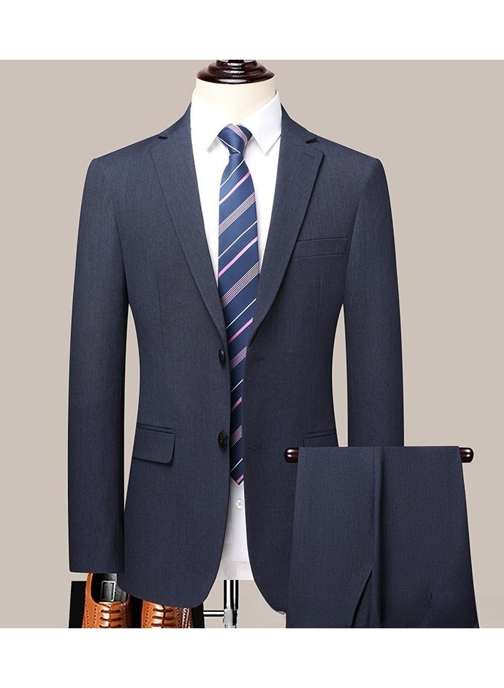 KUYING Business Slim-fit Suit Set In Two Pieces  - Image 1
