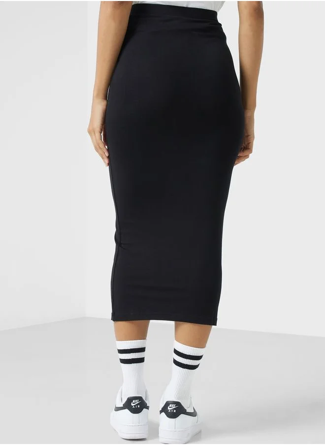 Ginger Basics Tube Midi Skirt