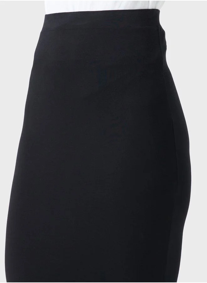 Ginger Basics Tube Midi Skirt