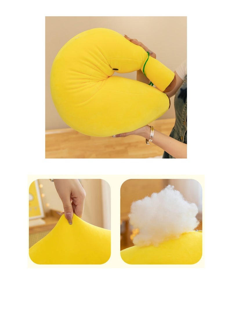 35 CM Cute Cartoon Banana Shape Plush Toy Soft Stuffed Creativity Doll For Girls And Boys All Ages Gift - Image 3