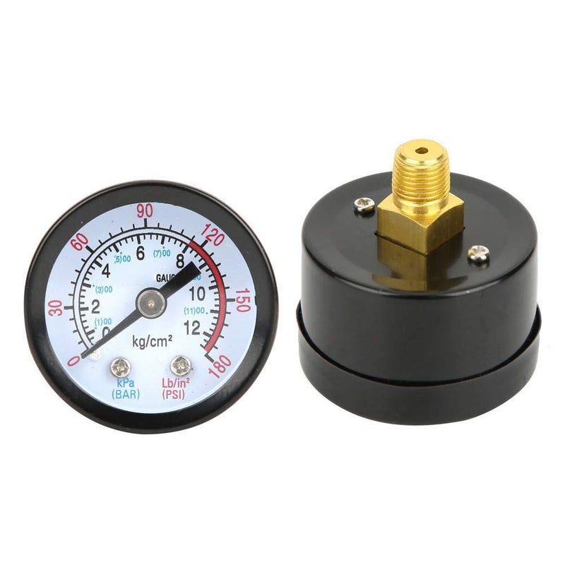 Glycerin Filled Pressure Gauge for Water Oil Air Compressor Pipe Pool Pump - Image 1
