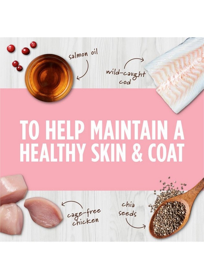 غريزة خلطات إنستينكت الخام المعززة، إضافات طعام القطط المجففة بالتجميد مع مكونات وظيفية، خالية من الحبوب، دجاج حقيقي - لصحة الجلد والفراء، كيس 5.5 أونصة - Image 4