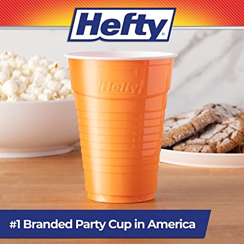 Hefty Party On Disposable Plastic Cups, Assorted, 16 Ounce, 100 Count - Image 3