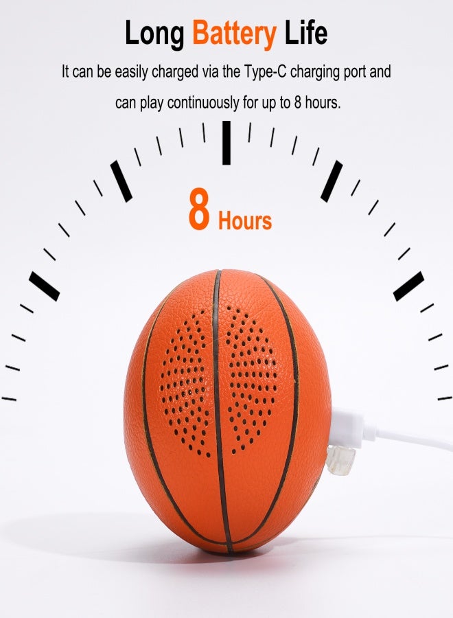 Bluetooth Speaker Blue Ball Bluetooth Speaker Glowing Blue Ball with Built-in Speaker – The Perfect Gift for Basketball Fans - Image 5
