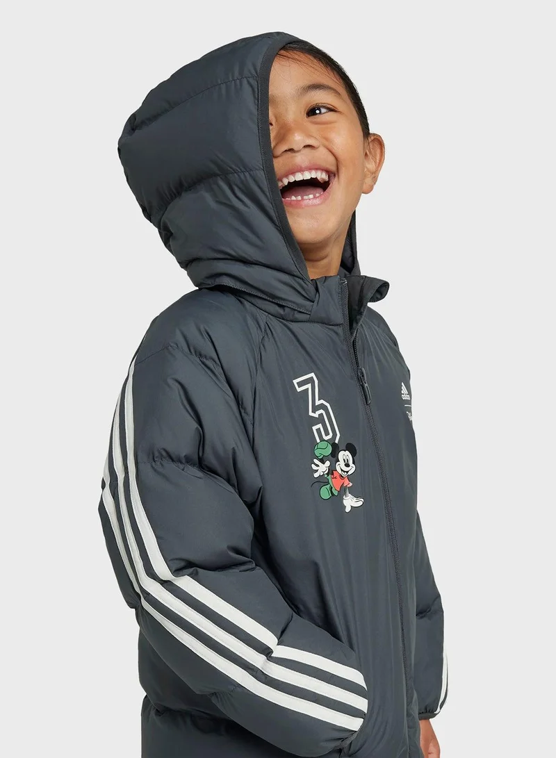adidas جاكيت تدريب رمادي