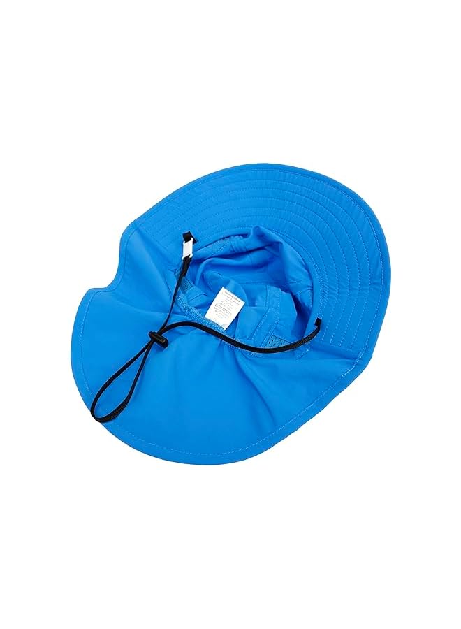 قبعات شمسية للأطفال من عمر 1-7 سنوات، قبعات صيفية مع حماية UPF 50+، مزودة بحافة عريضة وقبعة للرقبة، مثالية للعب على الشاطئ للصبيان والبنات. - Image 5