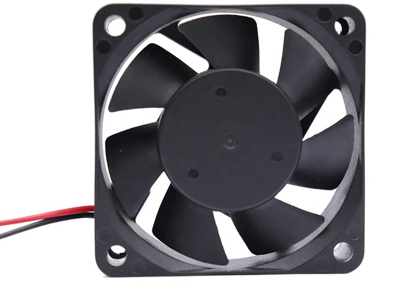 Electronicspices Electronic Spices Mini 2.5INCH (65x65x15mm) Cooling Fan DC 12V for PC Case, CPU Cooler Radiator (Black) pack of 1 pcs - Image 1