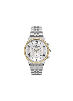DANIEL KLEIN Stainless Steel daniel_klein Men Silver Dial round Chronograph Wrist Watch DK.1.13288-4  - Image 1