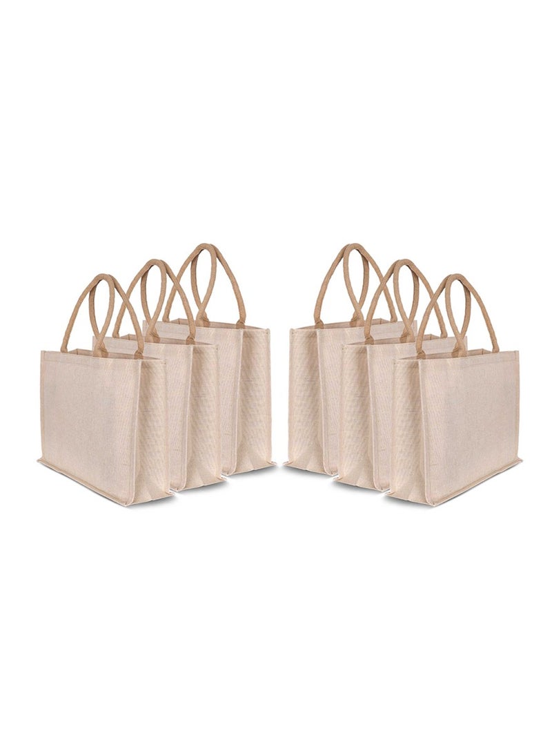 Green Bag (Pack of 10) Eco Friendly Jute Bags (43x33x15)