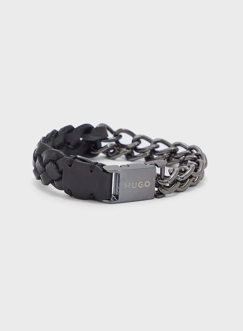 HUGO Logo Single Bracelet