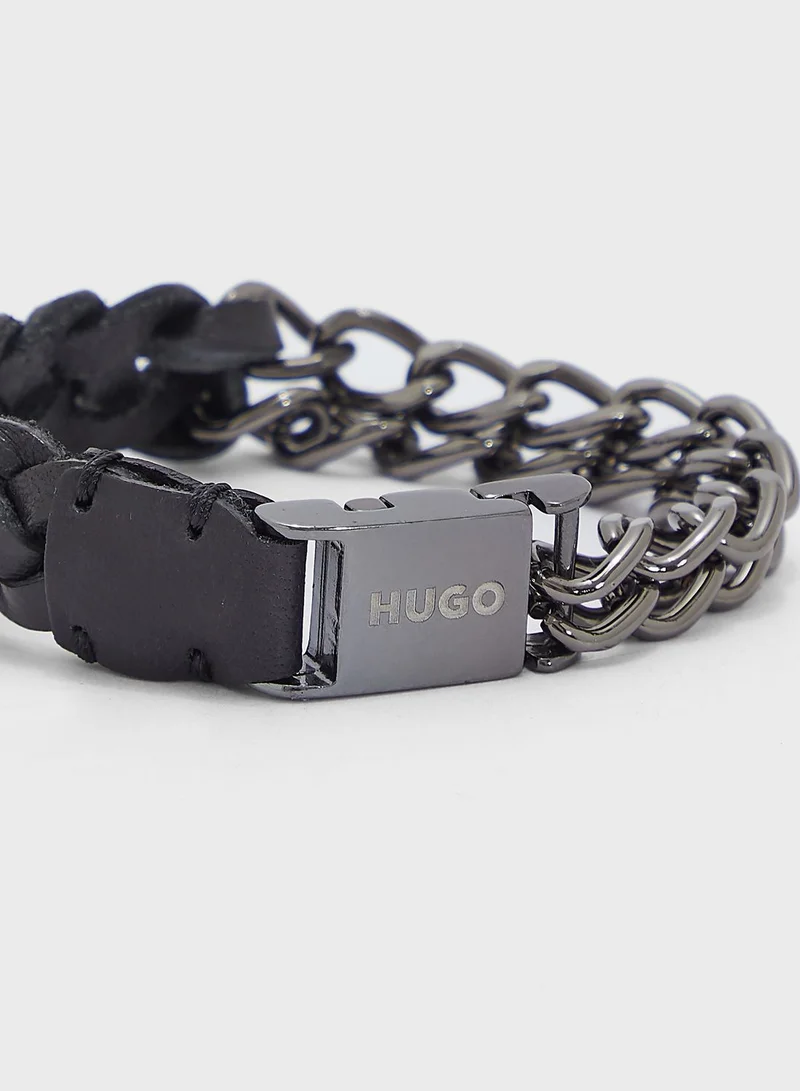 HUGO Logo Single Bracelet