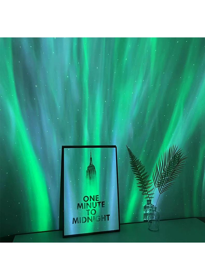 Aurora Borealis Starry Sky Light Laser Starry Sky Projection Light Atmosphere Light Galaxy Aurora Projector Starry Sky Projector 3 In 1 Led Northern Lights Star Projector Lamp 6 White Noise Starry Moon Light With Bluetooth Speaker For Adult Kids Gift