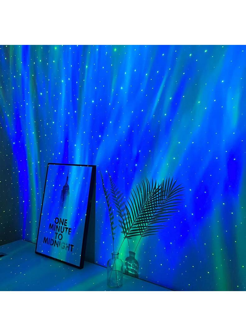 Aurora Borealis Starry Sky Light Laser Starry Sky Projection Light Atmosphere Light Galaxy Aurora Projector Starry Sky Projector 3 In 1 Led Northern Lights Star Projector Lamp 6 White Noise Starry Moon Light With Bluetooth Speaker For Adult Kids Gift