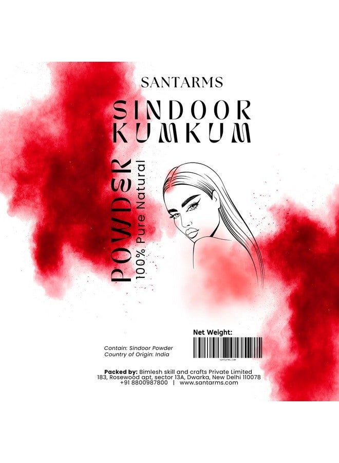 santarms مسحوق السندور العضوي من سانتارمز - 1.25 كجم - Image 3