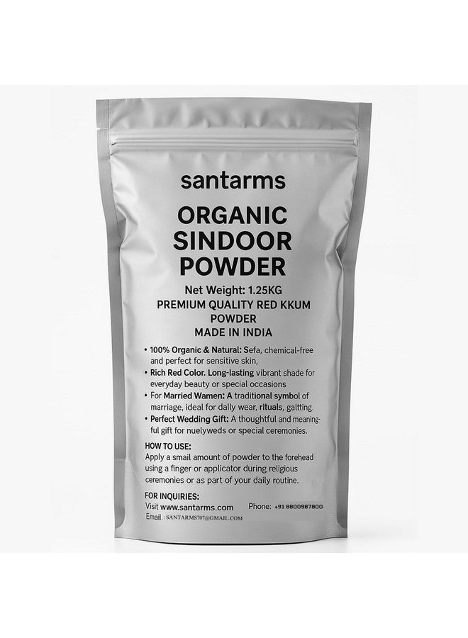 santarms مسحوق السندور العضوي من سانتارمز - 1.25 كجم - Image 4