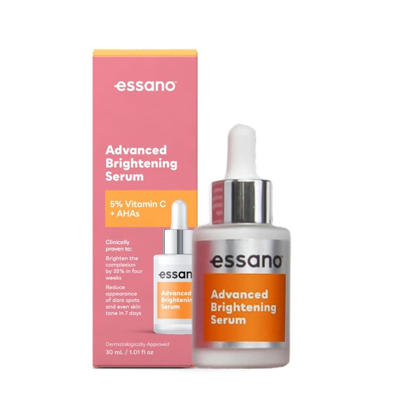 Essano Advanced Brightening Vitamin C Concentrated Serum  Helps Brighten Uneven Skin Tones  Made in New Zealand