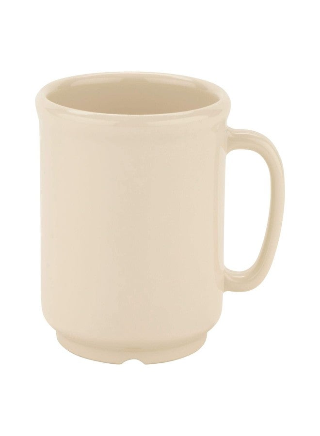 Get G.E.T. S-12-IV-EC Shatter-Resistant Coffe Mug, 12 Ounce, Ivory (Set of 4) - Image 3