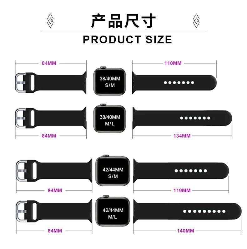 Bluejw Soft Silicone Sport Strap for Apple Watch 49mm 45mm 44mm 40mm, Breathable Replacement Band for iWatch Series 8 7 6 SE 5 4 3 2 1, Women Men Multi-Colored - Image 4