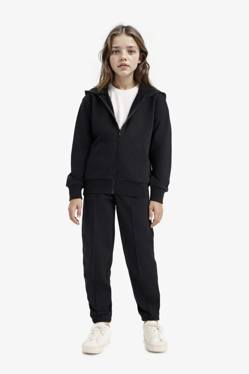 ديفاكتو Girl Basic Elastic Waist Jogger Sweatpants