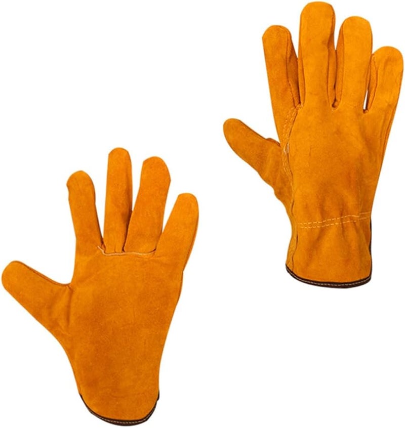 Premium Cowhide Welding Gloves Heat Resistant Protective Work Gloves for Construction Workshop Safety - Image 2