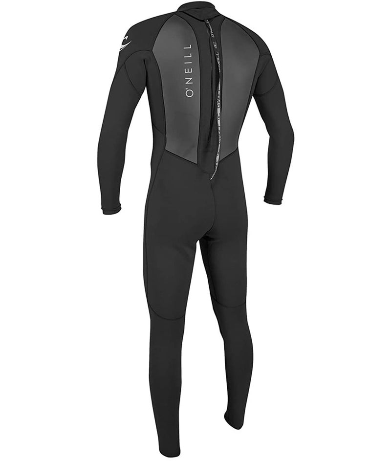 O'Neill Men's Reactor-2 3/2mm Back Zip Full Wetsuit, Black/Black, S - Image 2
