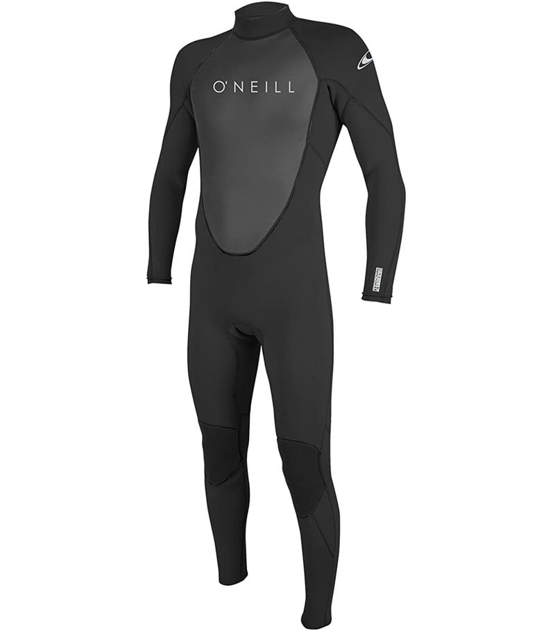 O'Neill Men's Reactor-2 3/2mm Back Zip Full Wetsuit, Black/Black, S - Image 3