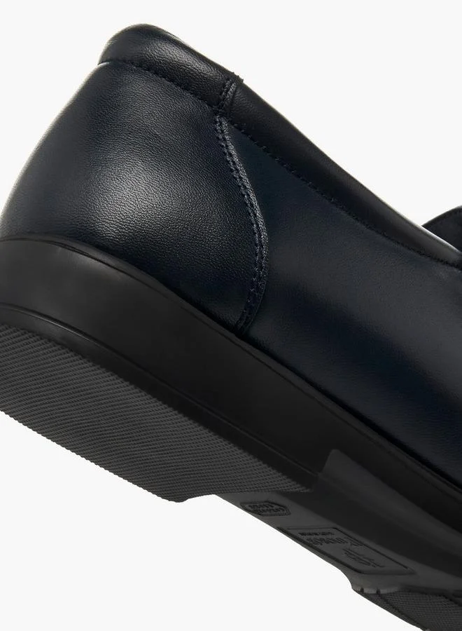 Pinosos Navy Men Slip-On Genuine Leather Loafers for Men | Best Price UAE