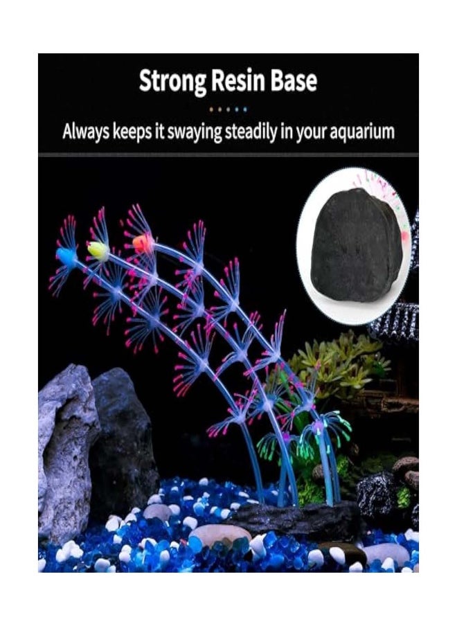 Generic Glowing Aquarium Coral Decoration, 1 Piece Artificial Silicone Plant for Fish Tank, Vibrant Underwater Landscape Ornament, Ideal for Aquatic Environments  - Image 4