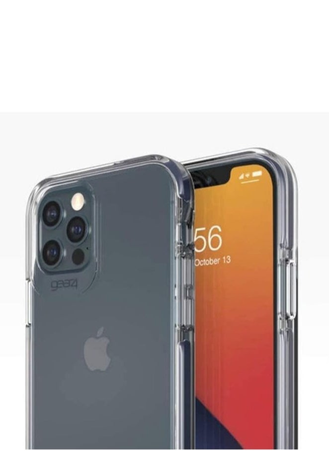 جيرفور جراب جير 4 موبايل ايفون 14 برو (iPhone 14 Pro ) مضاد للصدمات, غطاء حماية مضاد للخدش, مصنوع من البولي يورثين الحراري عالي الجودة - شفاف  - Image 1