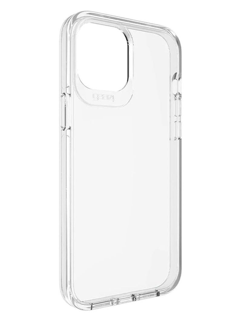 جيرفور جراب جير 4 موبايل ايفون 14 برو (iPhone 14 Pro ) مضاد للصدمات, غطاء حماية مضاد للخدش, مصنوع من البولي يورثين الحراري عالي الجودة - شفاف  - Image 3