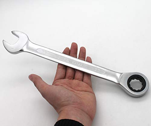 Xing 23mm Dual Purpose Ratchet Wrench Set, Standard MM MM Metric, with Quick Wrench Organizer - Image 2