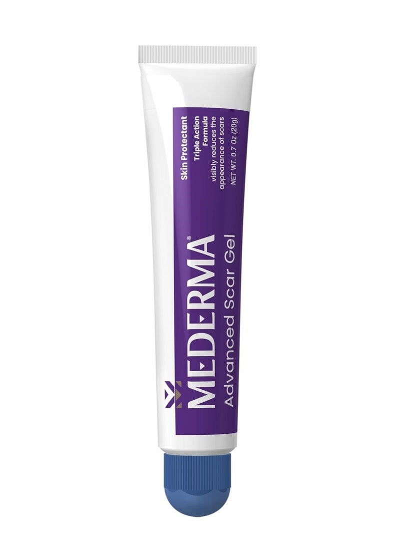 Mederma Mederma advanced scar gel treats old and new scars reduces the appearance of scars from acne stitches burns and sore 0.70oz 20g - Packaging may vary  - Image 2