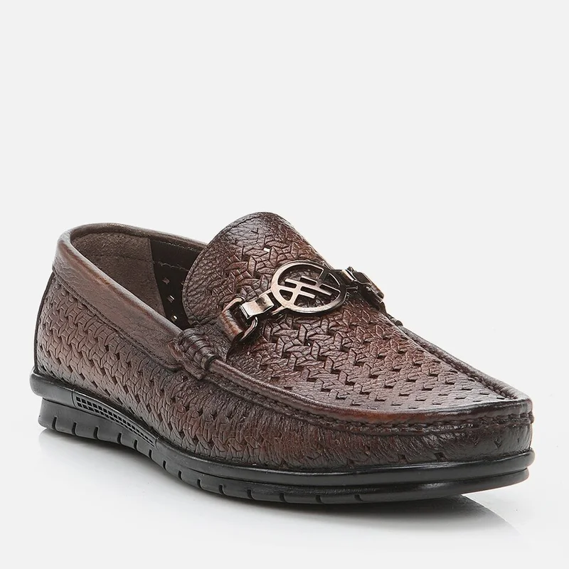 Hotiç 02AYH268810A480 Genuine Leather Brown Men's Loafer