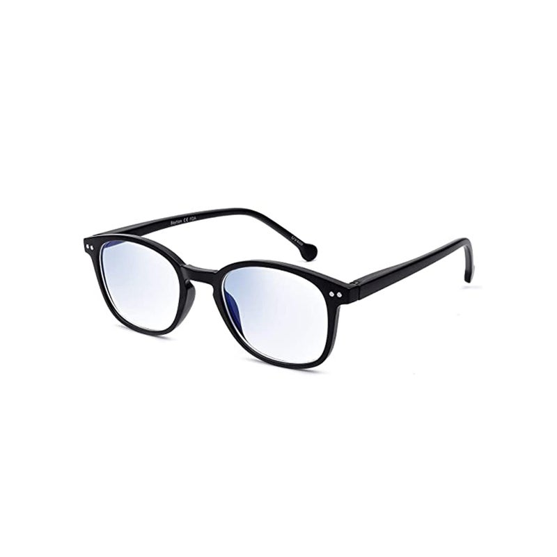 SOLARAE Blue Light Filter Eyewear for Men & Women, Anti Blue Light Eyestrain UV Glare Blocking, TV Computer Gaming Glasses, Black - Image 1