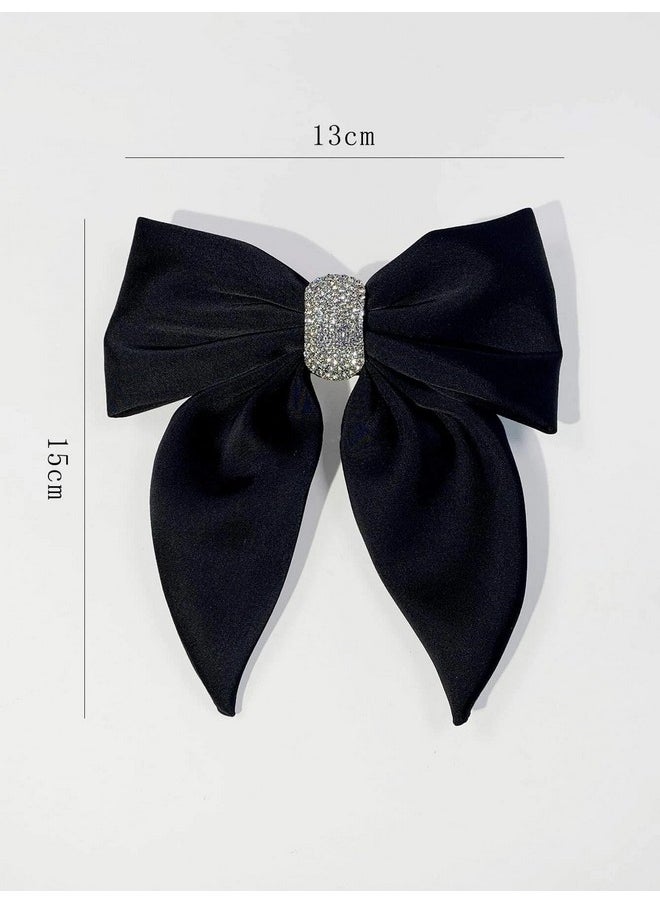 YouBella YouBella Jewellery for Women Stylish Bow Shaped Hair Clip Hair Accessories for Women and Girls (Black)  - Image 3