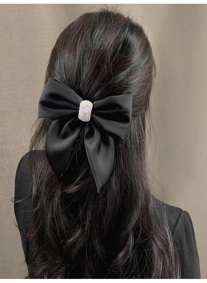 YouBella YouBella Jewellery for Women Stylish Bow Shaped Hair Clip Hair Accessories for Women and Girls (Black)  - Image 5