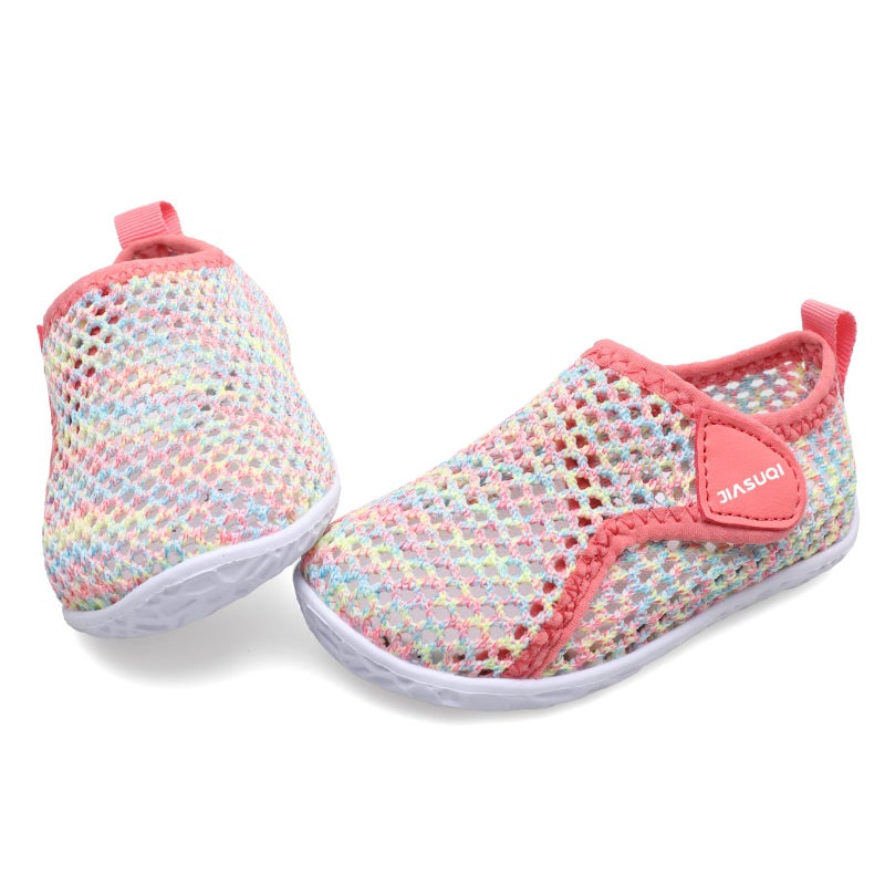 JIASUQI Baby Girls Boys Outdoor Beach Walking Skin Water Shoes Socks Mesh Colorful 18-24 Months - Image 3