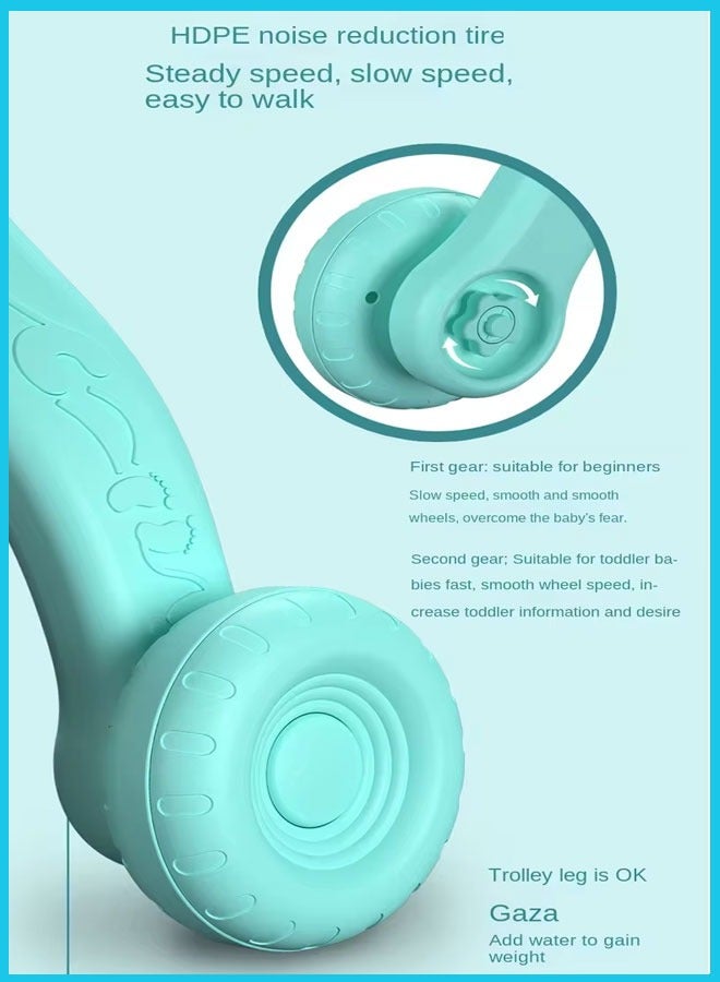 ريكون ليكو 3 في 1 مشاية أطفال 3 في 1 للبنات والأولاد مشاية للجلوس والوقوف، مركز أنشطة تعليمية مع لوحة لعب قابلة للإزالة تصميم ألعاب مشي للأطفال الرضع والبنات (وردي) - Image 3