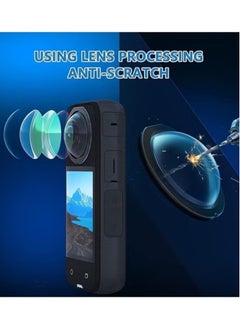 VICTGOAL 1Set Sport Camera Soft Silicone Sleeve Shell Lens Protection Kit For Insta360 X3  - Image 4